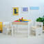 Ensemble de table et de chaises multi-activités pour enfants avec plateau de table réversible et rangement Teamson Kids 2-en-1