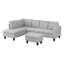 Canapé modulaire en L 3 pièces pour salon Manol-87957678-87957680