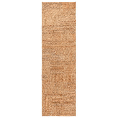 Adarryll Hand Woven Indian Hemp Cotton Rug in Natural