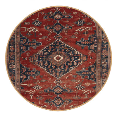 Machine Washable Persian Brown Area Rug