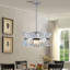 Luminaire moderne en cristal de style lustre moderne en cristal, solide et durable