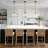 1-Light Dome Ribbed Glass Texture Pendant Light-130737680
