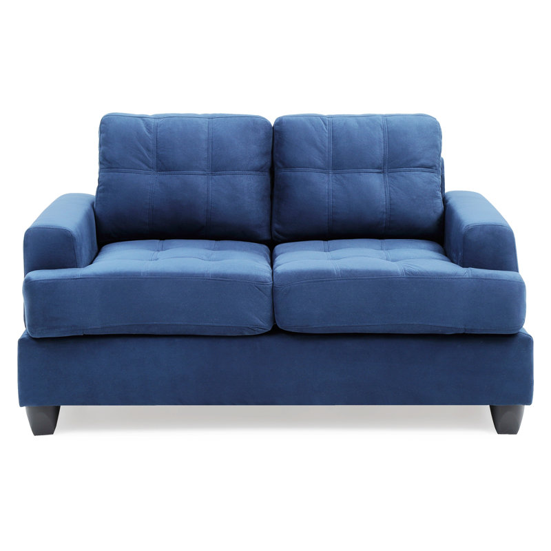 Causeuse 58 po Mccommon, Bleu marine