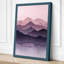 Mountains at Dusk Scandinavian - Wrapped Canvas-784753102-784752955