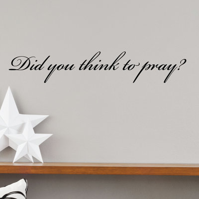 Religious Non-Wall Damaging Wall Decal