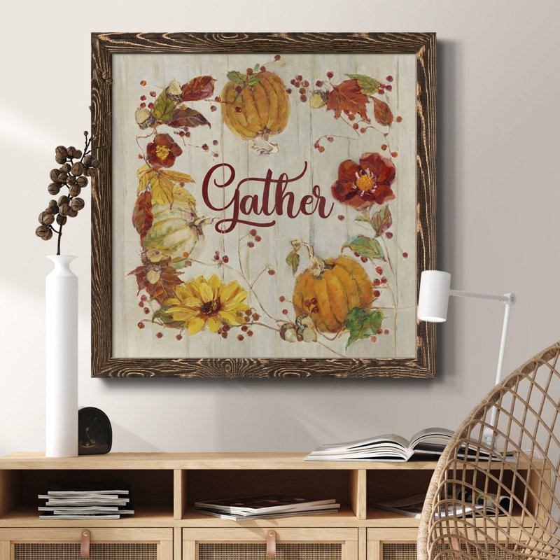 Alder Creek II - Toile encadrée de qualité supérieure - prête à être accrochée, Noyer, H 31,5 po x l 31,5 po x P 1,5 po