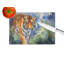 Bengal Tiger Glass Cutting Board Large