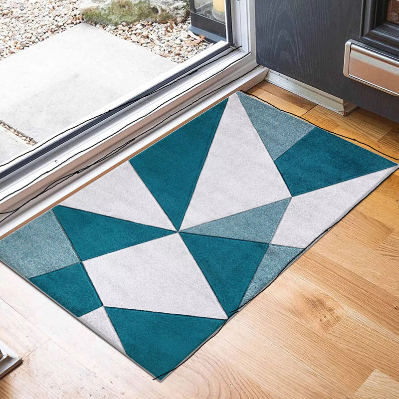 Wenee Indoor Doormat, Emerald