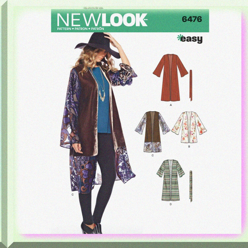 Pattern 6476 Misses' Kimono Sewing Pattern