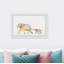 «Chad Mom and Baby Elephant», reproduction encadrée-412820947