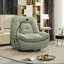 Fauteuil inclinable pivotant en similicuir Sulley-480538390