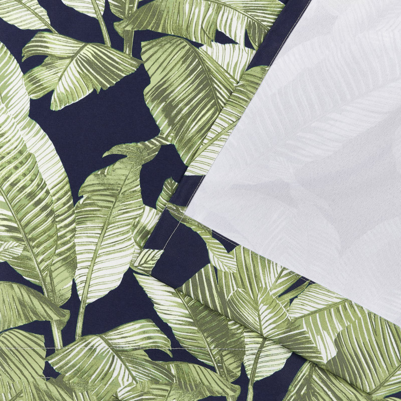 Paire de rideaux à œillets Tommy Bahama, Bleu, L 54 po x L 96 po