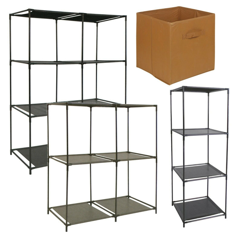 Fava 104cm H X 34.5cm W Aluminum Kids Cube, Chocolate