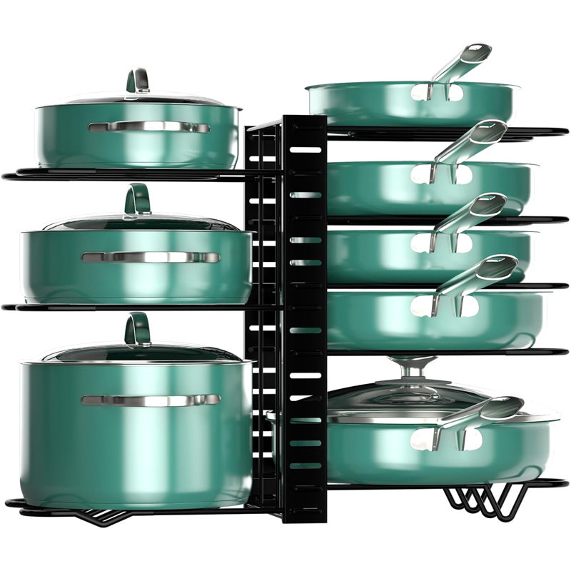 Metal Rectangle Countertop / Cabinet Pot Rack