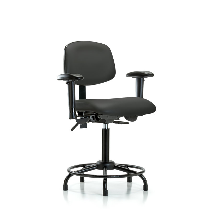 Chaise de dessin Otis, Anthracite, Patins, Inclus