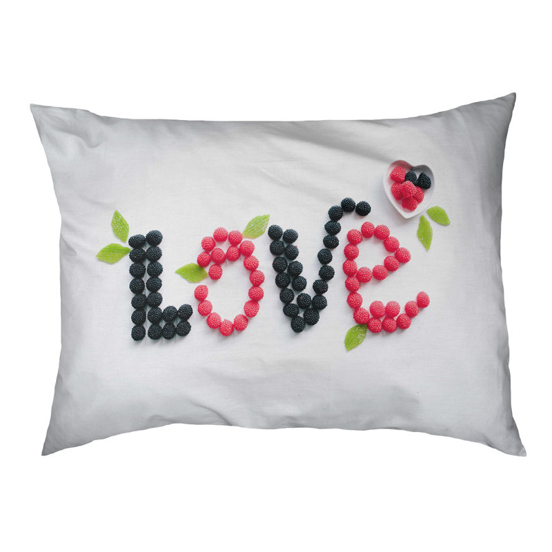 Coussin pour chien Wathen Love and Berries, l 52 po x P 42 po x H 17 po