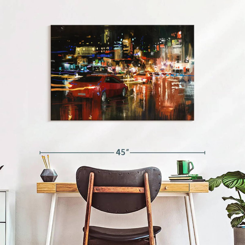 Mehar LA Night Rush, 26" H x 39" W
