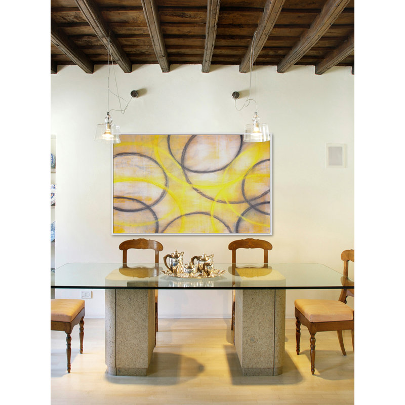 «Dance and View», reproduction de Marmont Hill, 24 po x 36 po, Cadre blanc