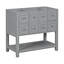 Base de meuble-lavabo simple 35,60 po seulement-98346898