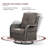 6-Piece Outdoor PE Rattan Sectional Seating Group With Cushions-111700401-111700403