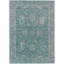 Tapis bleu sarcelle lavable à la machine intérieur / extérieur Xhevrie-112131976