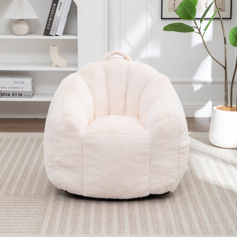 Fabric Bean Bag Chair, Beige
