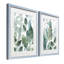 Feuilles aquatiques I-ensemble de 2 reproductions d’art graphique encadrées sur papier