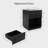  Nightstand,Modern Wooden Bedroom Storage End Table With Drawer And Open Shelf,Bedside Table Night Stand For Bedroom,Living Room,Black-292291010