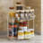 2 Tier Lazy Susan Turntable Organizer 9.25'' Rotating Spice Rack Organization, Clear