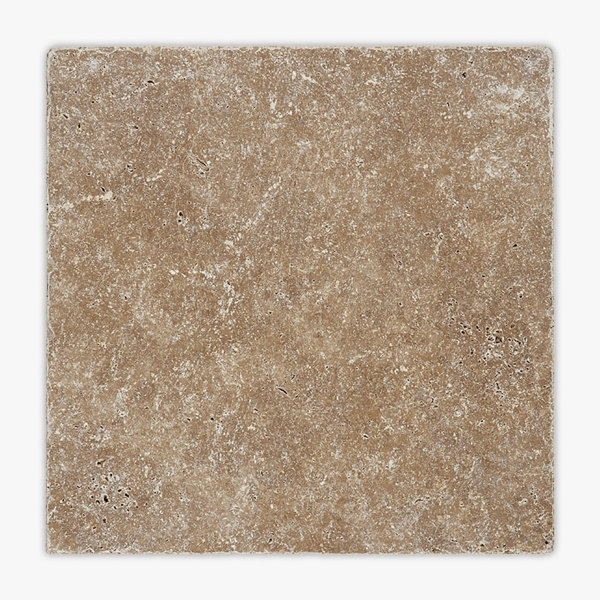 Noce Tumbled 16x16 Travertine Paver