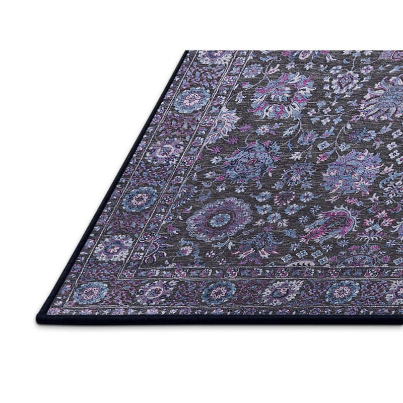 Tapis oriental gris Thorger, Rectangle 5 pi x 8 pi