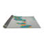Tapis à motifs bleu / orange / vert-556288116