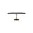 Console Table Oval Metal Base Dining Table