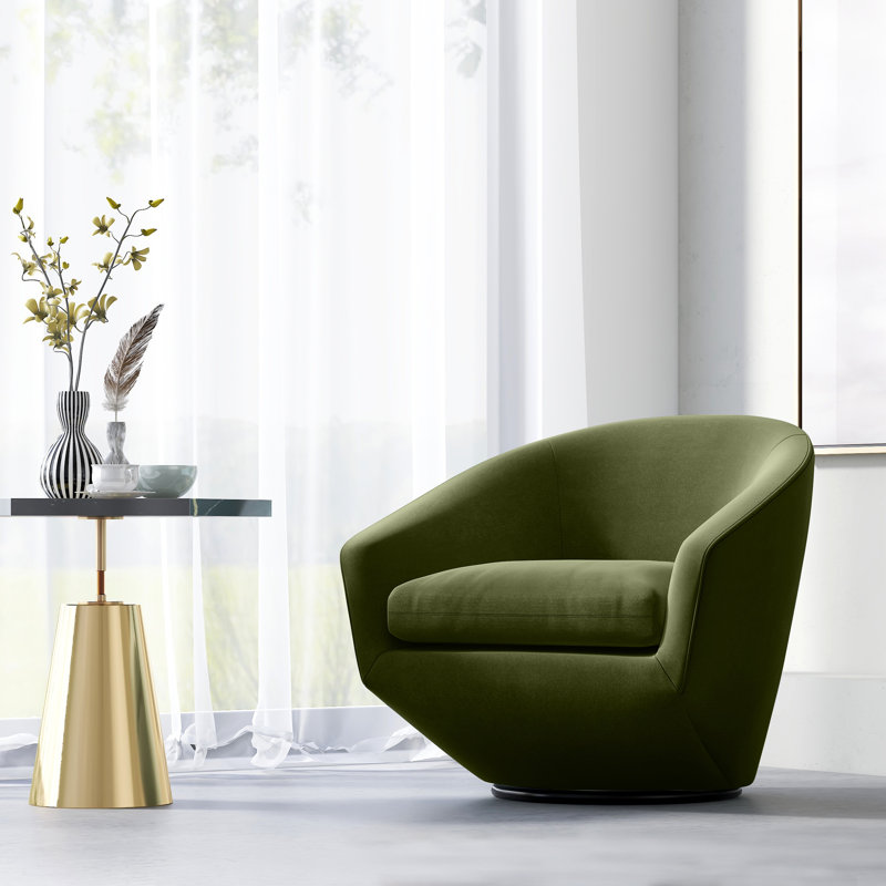 Chaise pivotante Elexi, Vert