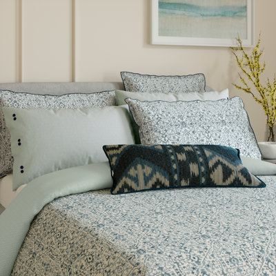 Dhaka Percale Square Pillow Case