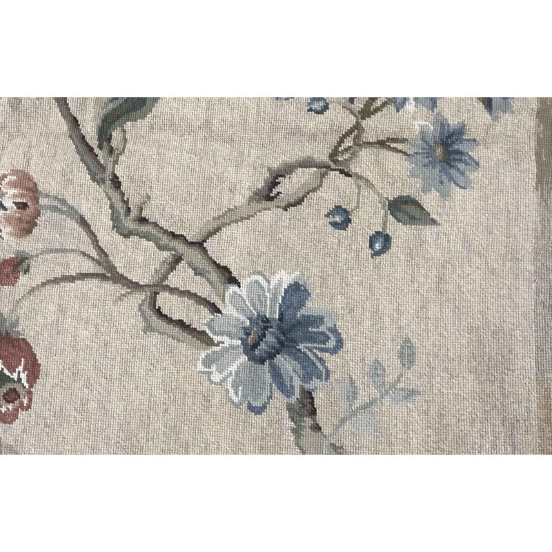 Hand-Knotted High-Quality Beige Area Rug