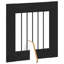 Dog Gate With Stands Engineered Wood Fence Pet Containment Living Room-155960008-155960054