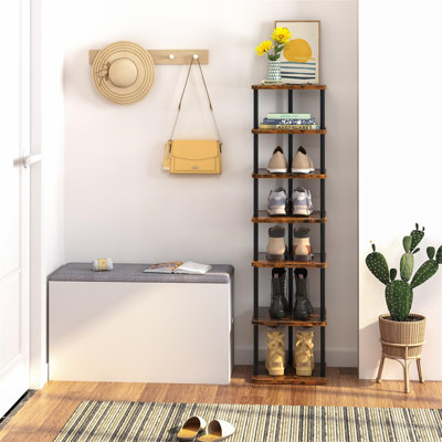 7 Pair Shoe Rack