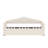 Upholstered Twin Size Daybed With Adjustable Height Pop Up Trundle Twin Bed And USB & Type-C Charging Port, Day Bed Frame With 2 Side Pockets, No Box-Spring Needed, Beige-1809230990