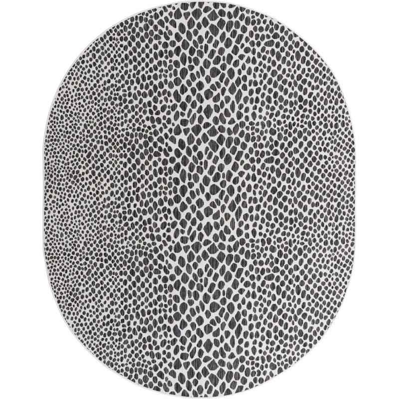 Jill Zarin Cape Town Indoor/Outdoor Rug, Oval 5'3" x 8'