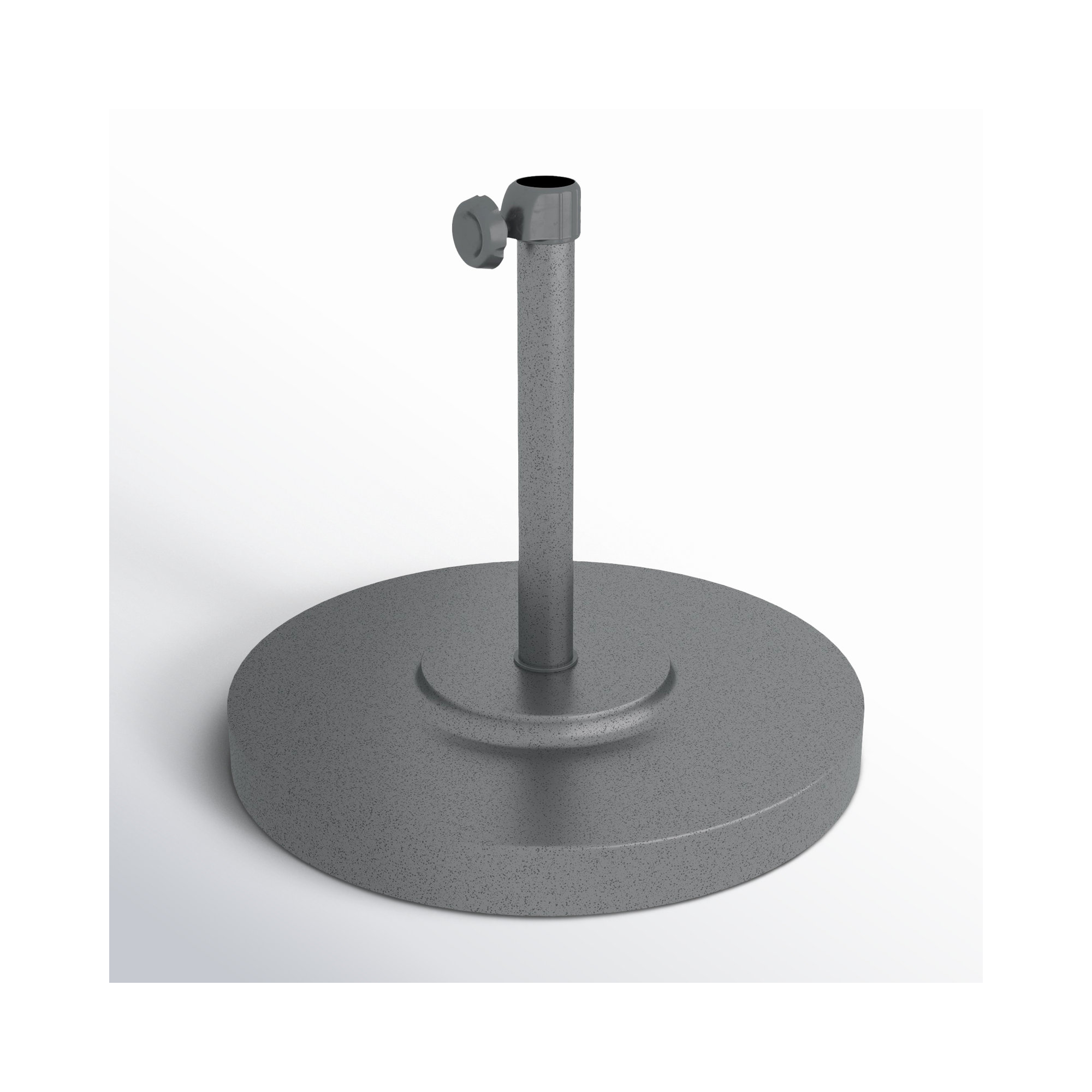 Roksana Steel Free Standing Umbrella Base, Gray