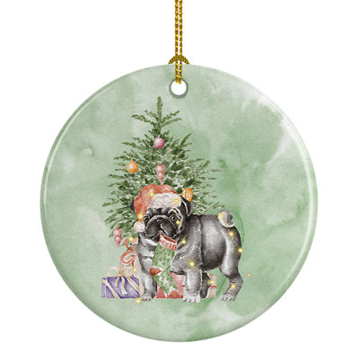 Ornement suspendu Christmas Pug