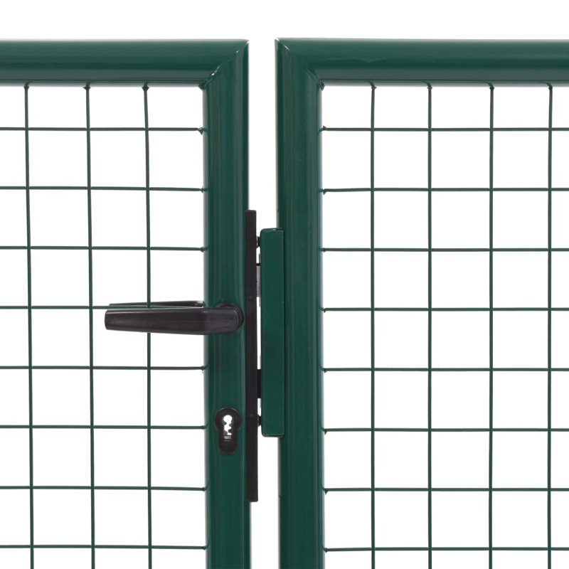 Adalia 124.99 cm H x 400 cm W Gate Fencing, 350cm W x 125 cm H, Green