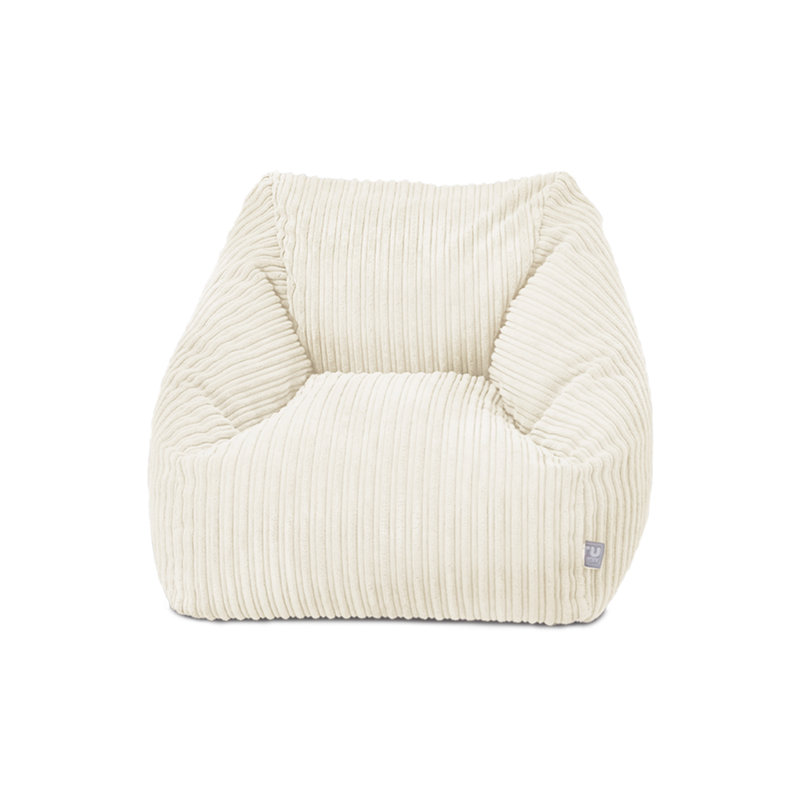 rucomfy Beanbags Big Kids Snuggle Chair - Large Corduroy Armchair for Kids & Teenagers - Home Furniture Living Room or Bedroom Seating - Machine Washable