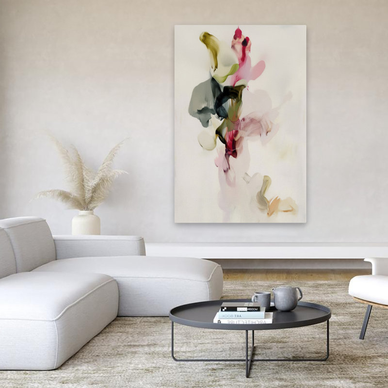 «Transient Garden I», peinture à l'huile sur toile, H 60 po x l 40 po