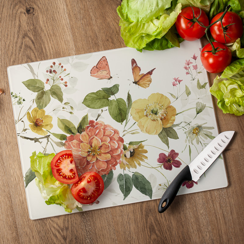 CounterArt Blessed by Nature Tempered Glass Cutting Board