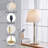 22" Modern Metal Table Lamp, Pull Chain Bedside Lamp, Nightstand Lamps for Bedroom Living Room (set Of 2)-1119749361