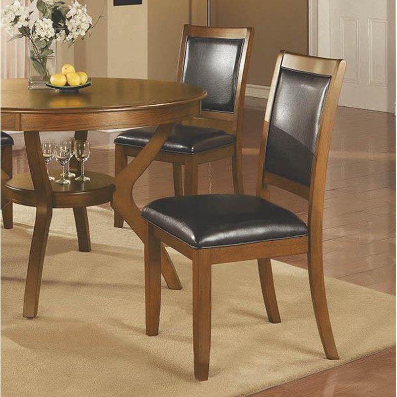 Chaise d’appoint en brun foncé James