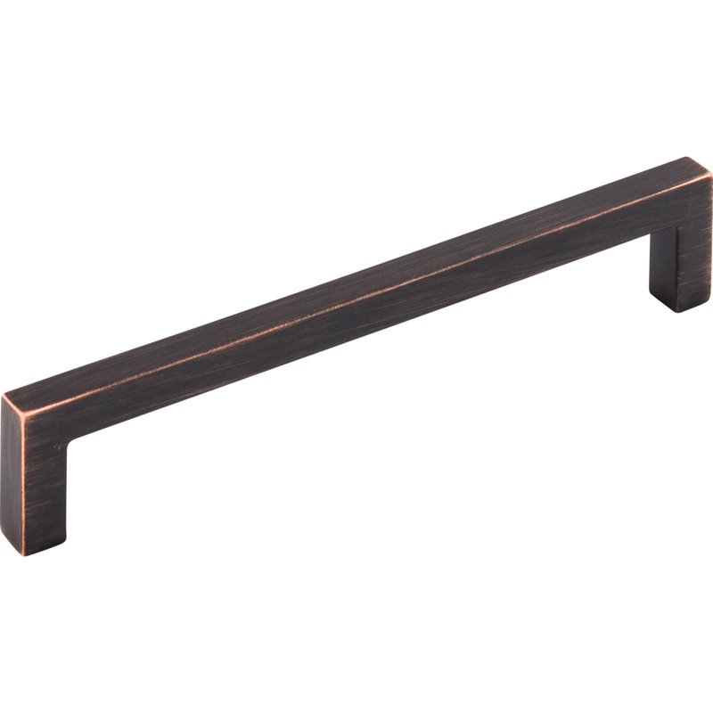 Square Bar pull, Tuscan Bronze, 6 5/16" Center to Center