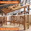 63" Solid Wood Bar Table,